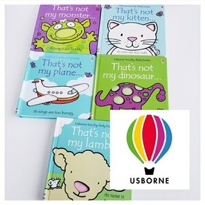Usborne Touchy-Feely Board Books That's Not My Lot Baby Toddler Sensory Learning